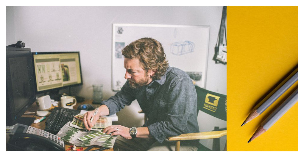 Man at desk - Mountainsmith Design Process