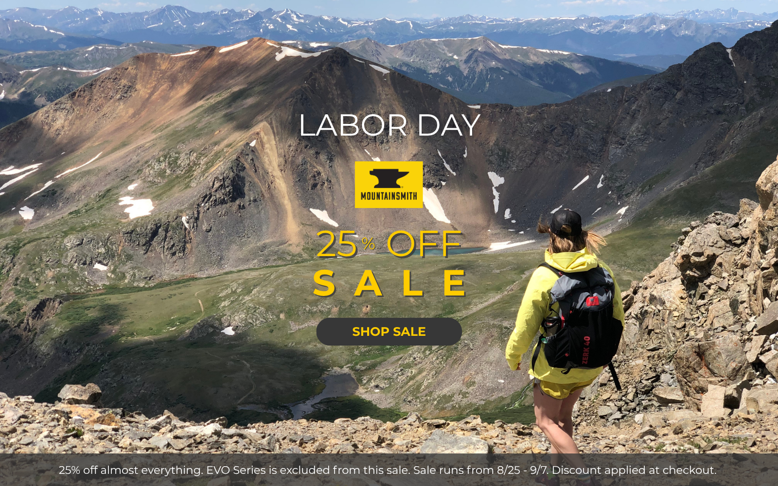 LABOR DAY SALE - 25% Off Almost Everything. SHOP SALE
