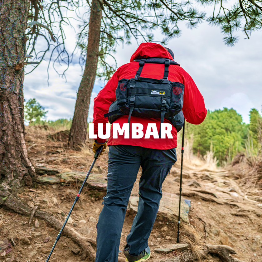 back support hiking backpack Rock strength blended fabric and an advanced ergonomic back support system Exped Lightning 50 Backpack Review